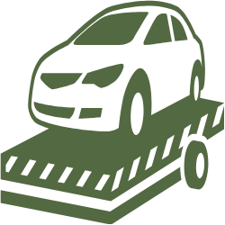 Auto Wrecking Green Logo